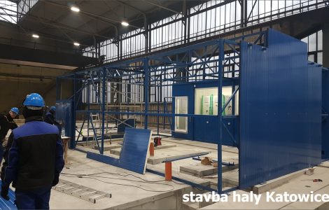 Ocelové konstrukce Hala v Katowicích
